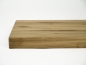 Preview: Stair tread Window sill Shelf Oak Rustic 40 mm, block-glued, full lamellas, untreated, knots brown filled, 40x300x1200 mm